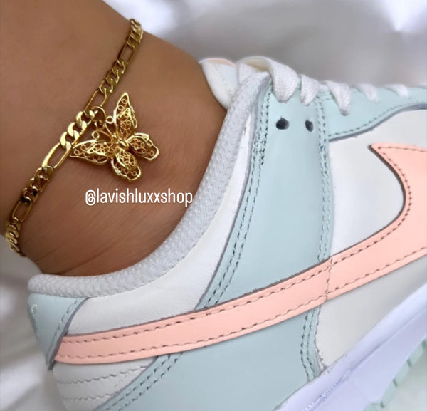 Butterfly anklet