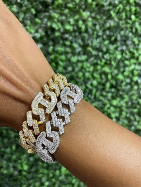 15mm cuban link bracelet ,men cuban bracelet width big heavy cuban link chain bracelet