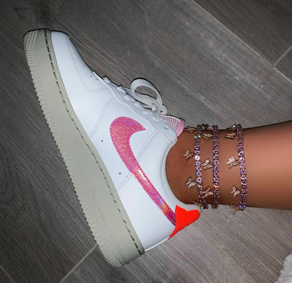 butterfly tennis  anklet