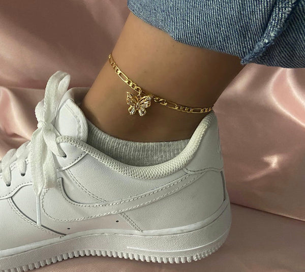 butterfly anklet