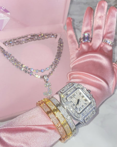 Hip Hop Full Iced Out Full Drill Men Square Watches Stainless Steel Fashion Luxury Rhinestones Quartz Square Business Watch