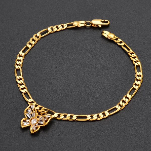 butterfly anklet