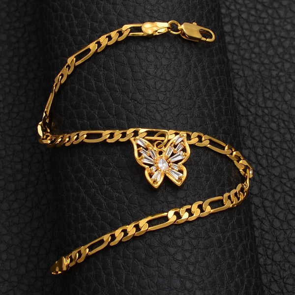 butterfly anklet