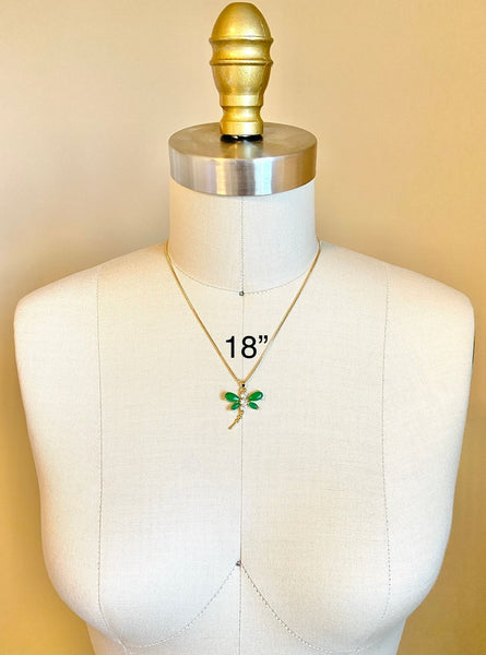 DRAGONFLY JADE NECKLACE