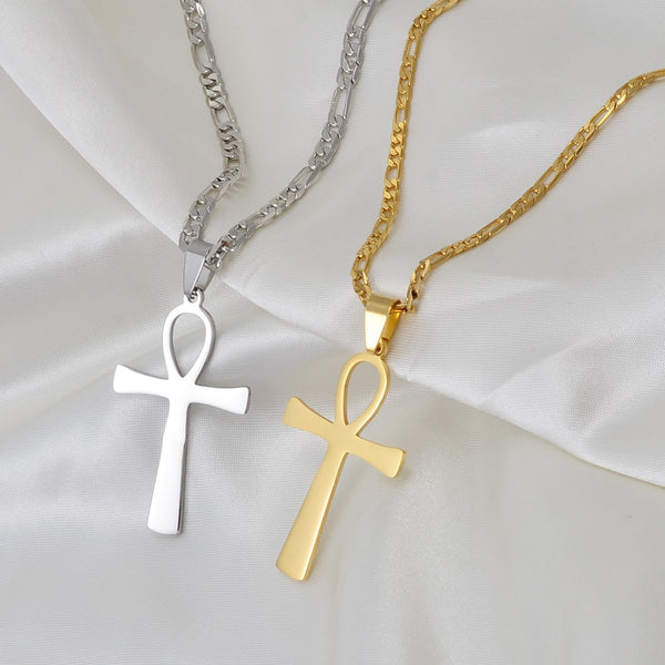 Egyptian Cross Pendant Ankh Necklace