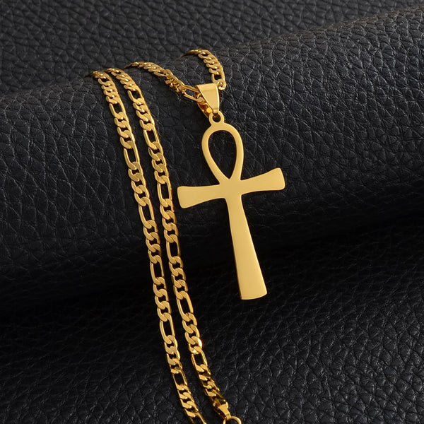 Egyptian Cross Pendant Ankh Necklace