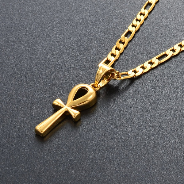 Egyptian Cross Pendant Ankh Necklace