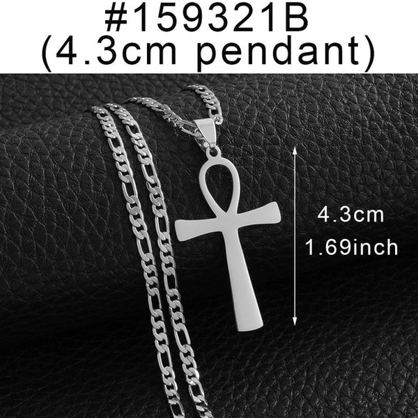 Egyptian Cross Pendant Ankh Necklace