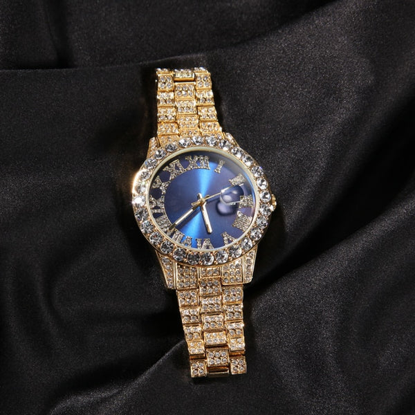 Blinged out ICY watch