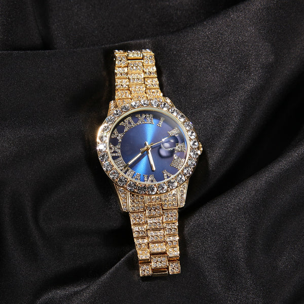 Blinged out ICY watch