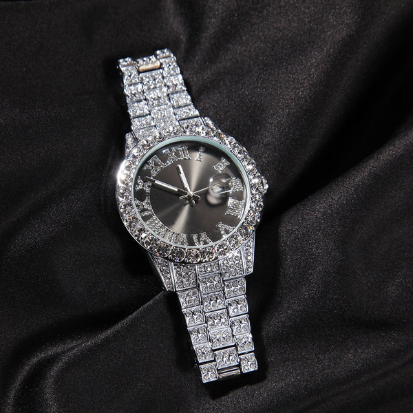 Blinged out ICY watch