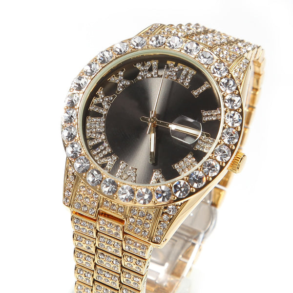 Blinged out ICY watch