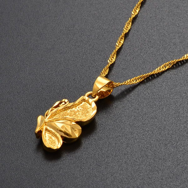 Small Charm Butterfly Pendant Necklaces for Women Girls Gold Color Butterfly Necklace Jewelry Wedding Gift Best #008809