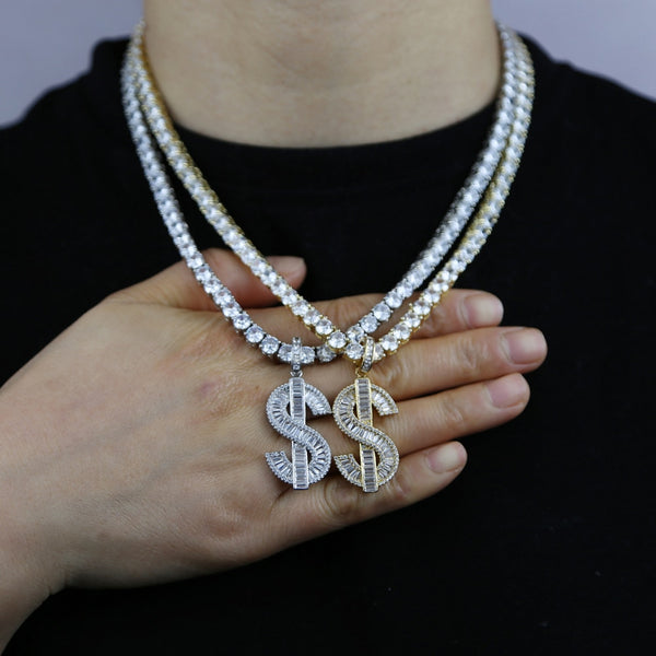 Money cash dollar sign choker