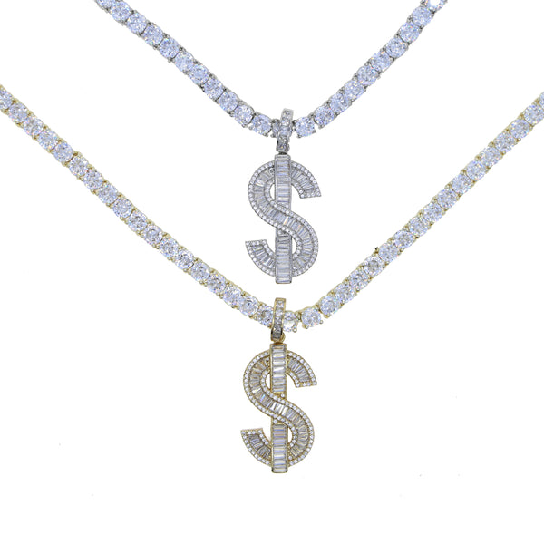 Money cash dollar sign choker