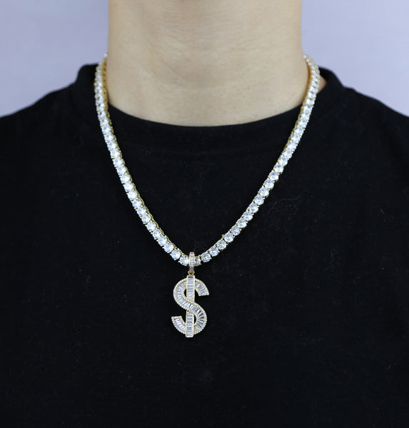 Money cash dollar sign choker