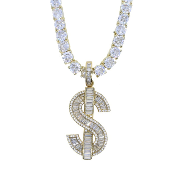 Money cash dollar sign choker