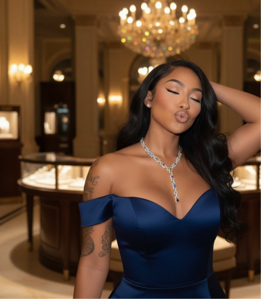 Siren drop necklace - Lavishluxxshop