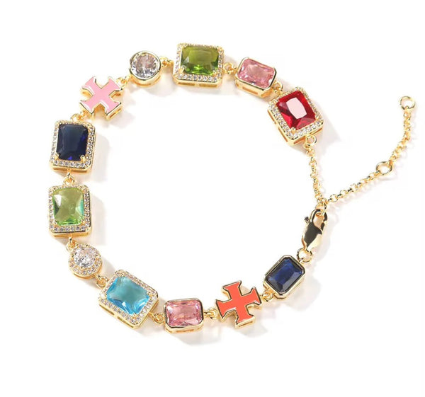 Multi colored gemstone Bracelet
