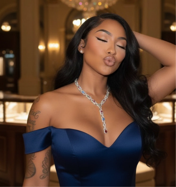 Siren drop necklace - Lavishluxxshop