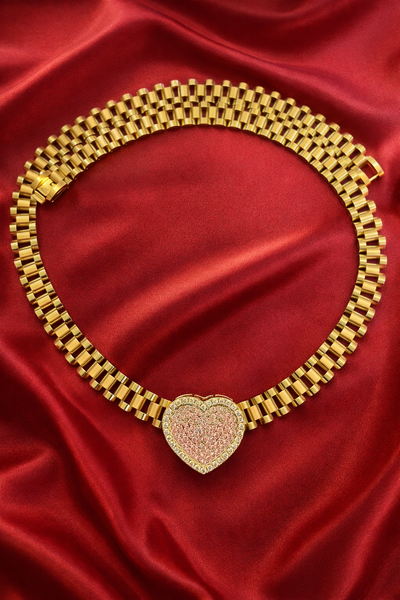 ink heart Rollie necklace