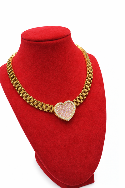 ink heart Rollie necklace