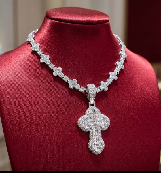 Cross necklace set