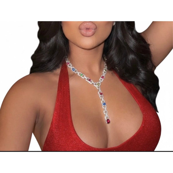 Siren drop necklace - Lavishluxxshop