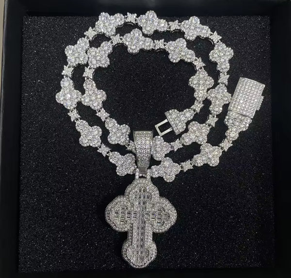 Cross necklace set