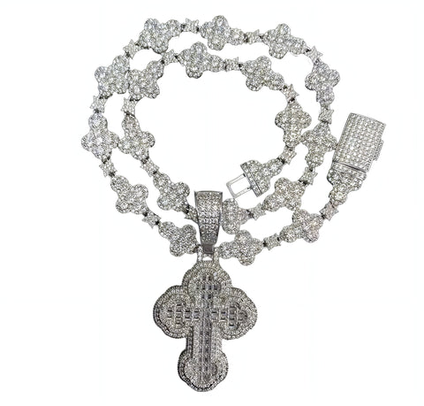 Cross necklace set