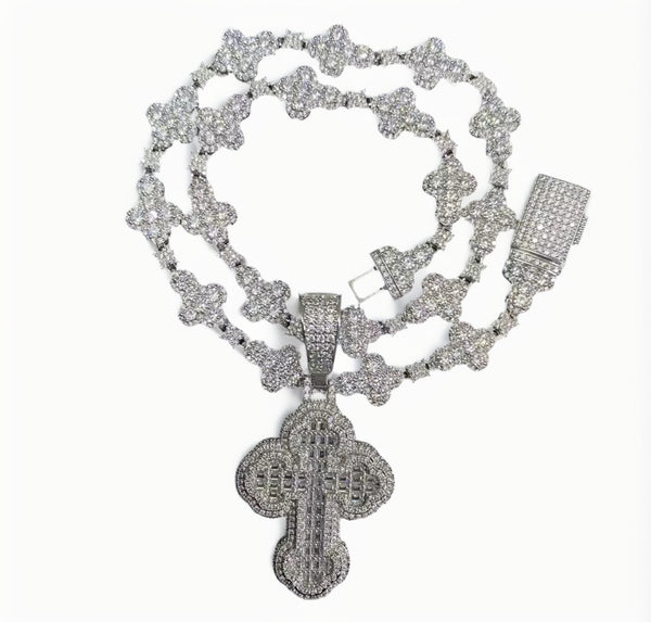 Cross necklace set