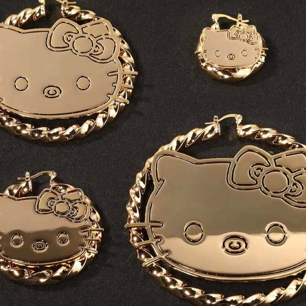 Title Large Hello Kitty Gold F 92 F