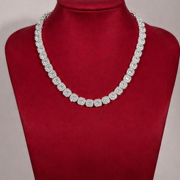 10mm Clustered Tennis Chain