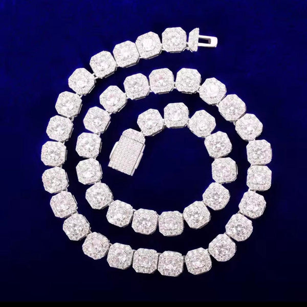 10mm Clustered Tennis Chain