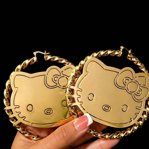 Title Large Hello Kitty Gold F 92 F
