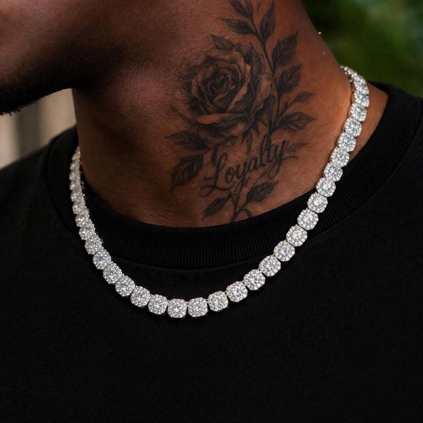 10mm Clustered Tennis Chain
