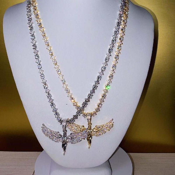 Angel Wing Pendant With 20 1484