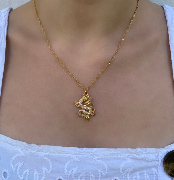 Dragon Pendant Necklaces