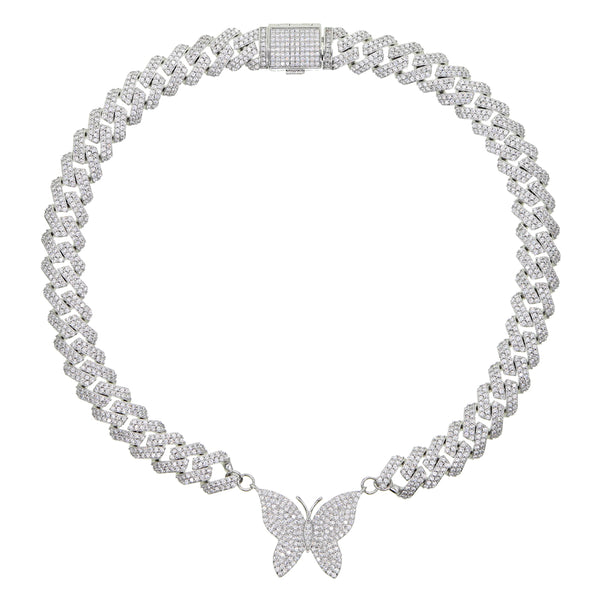 12mm cuban single butterly  link chain  (FREE! BUY ONE GET ONE FREE ,ADD 2 TO CART)