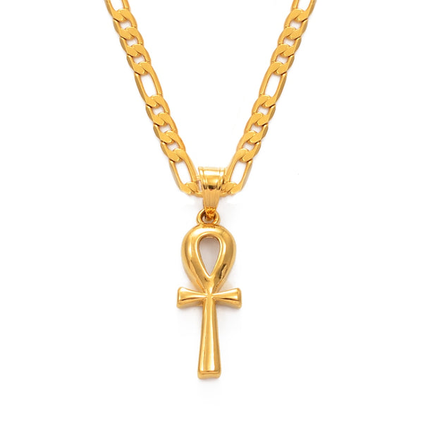 Egyptian Cross Pendant Ankh Necklace