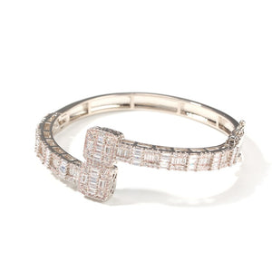 2 piece set pink and silver watch and bracelet