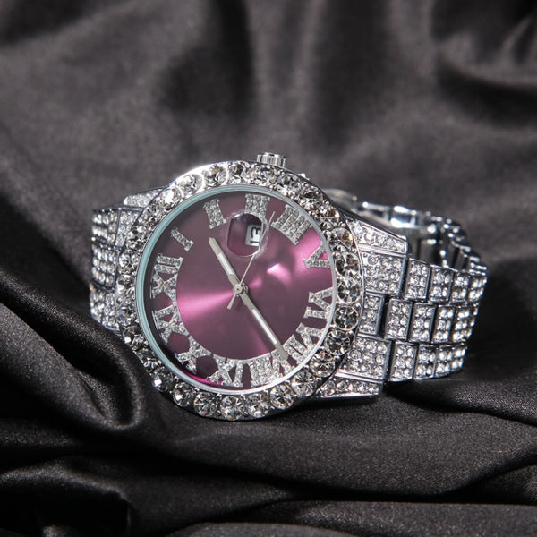 Blinged out ICY watch
